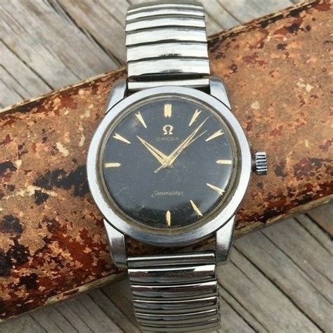 omega seamaster 1954|vintage omega seamaster waffle dial.